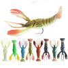 8pcs Crawfish Lure Soft Crawfish Fishing Lures Artificial Shrimp Bait Fishing Accessories for