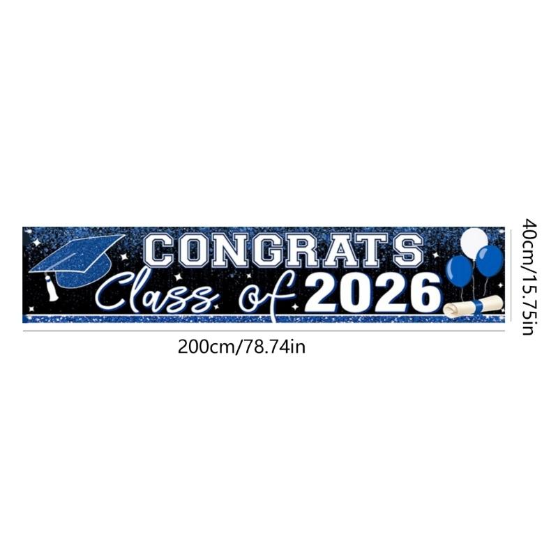 Баннеры для выпускного 2026 года Большого размера Для церемоний 2026 года Школьного мероприятия И групповых фотографий Фон для выпускного Украшения