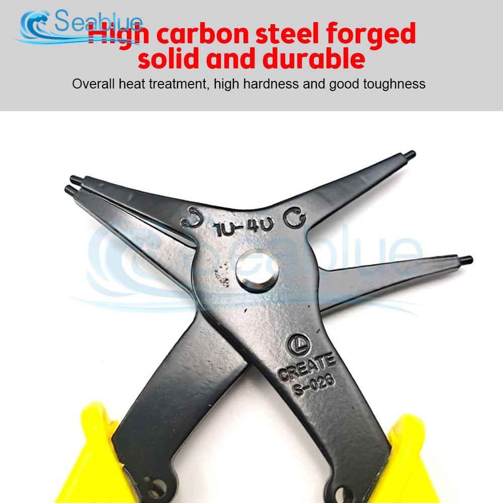 2 в 1 плоскогубцы для стопорных колец 4-х позиционного типа многофункциональный профессиональный ручной инструмент