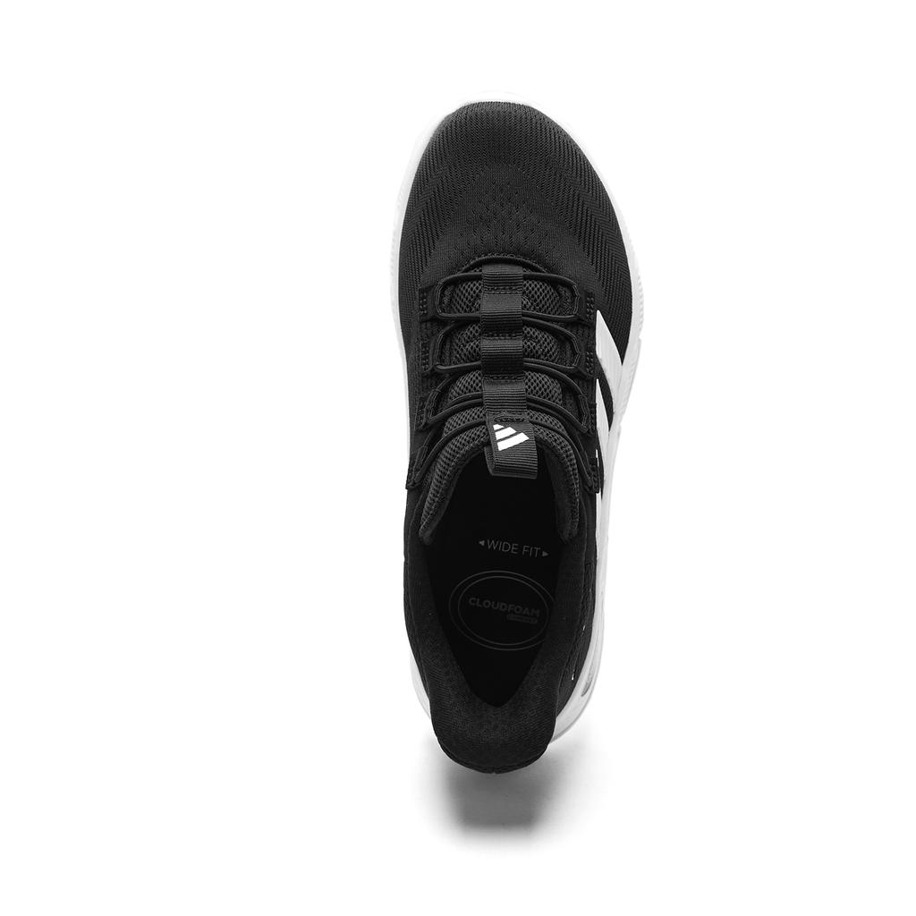 adidas Cloudfoam Амортизация Дышащие Легкие Низкие Ходьба Обувь Унисекс Черный Белый KJ5916