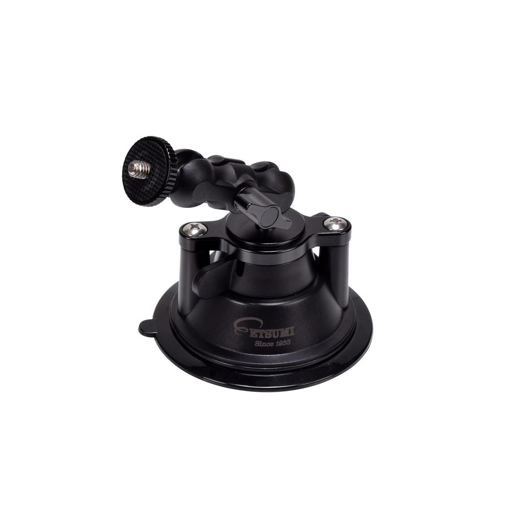 Etsumi Camera Suction Cup Mount, Digital Camera Suction Cup EX, for Car Mounts and Securing Photography Equipment, Black, VE-2333