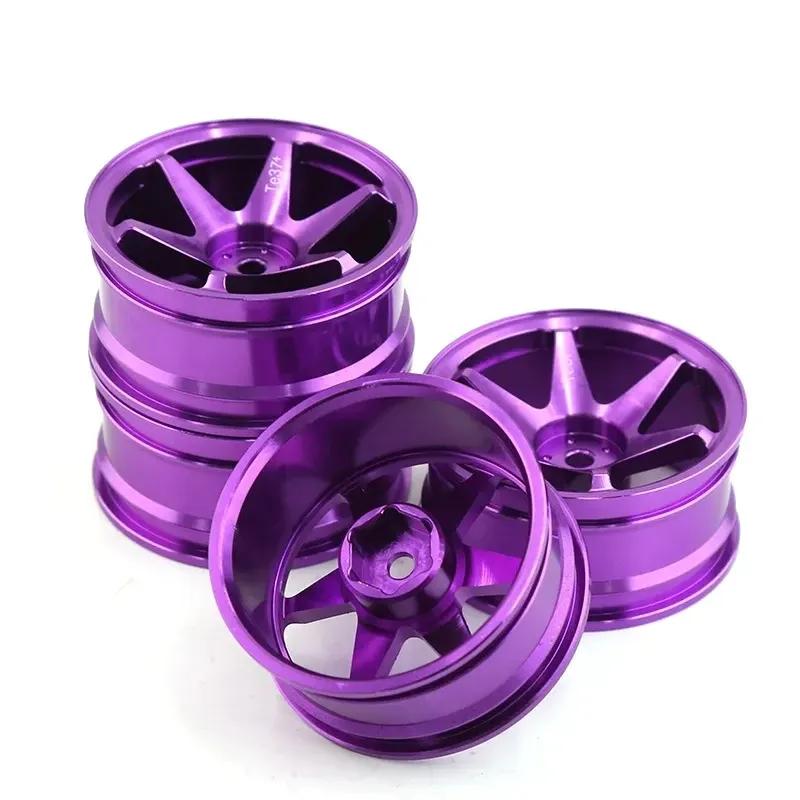 1/10 RC Racing Wheels Tires Metal Wheel Rims Hub12mm Hex for 1:10 RC On Road Car Tamiya TT01 TT02 XV01 XV02 HSP HPI Kyosho