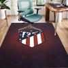 Atletico Madrid Design Area Rug - Non-Slip, Soft & Cozy Floor Mat for Living Room, Bedroom, Office - Indoor/Outdoor Decorative Carpet