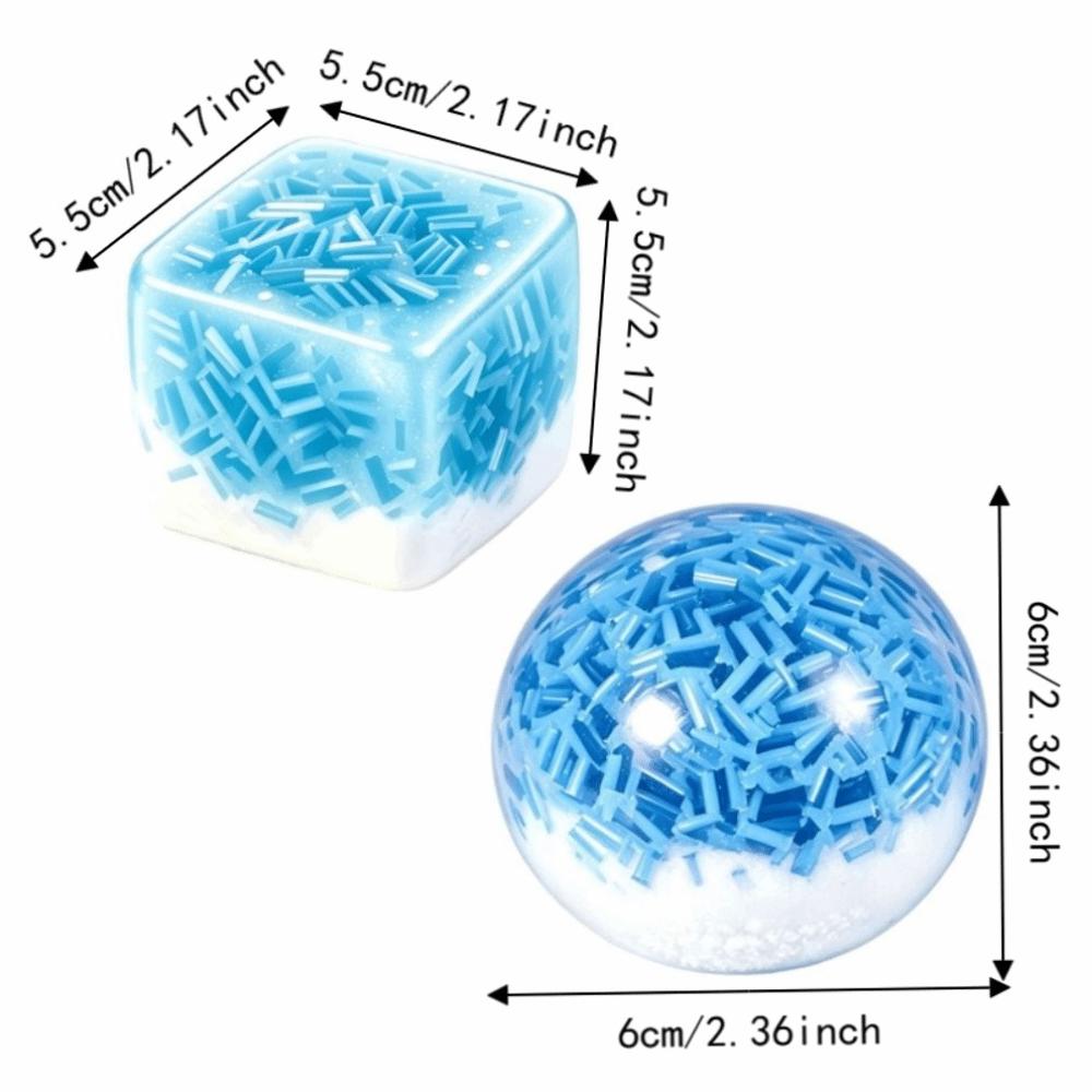 Anxiety Relief Crackling Squishy Toy Hand Relax Handmade Ball Sensory Stress Ball Home Decoration