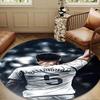 1PC Victory Jude Celebration Round Rug for Livingroom,Bedroom, Palyroom, Chair Rug, Area rug, Circle Carpet, Large Size Fan Christmas gift
