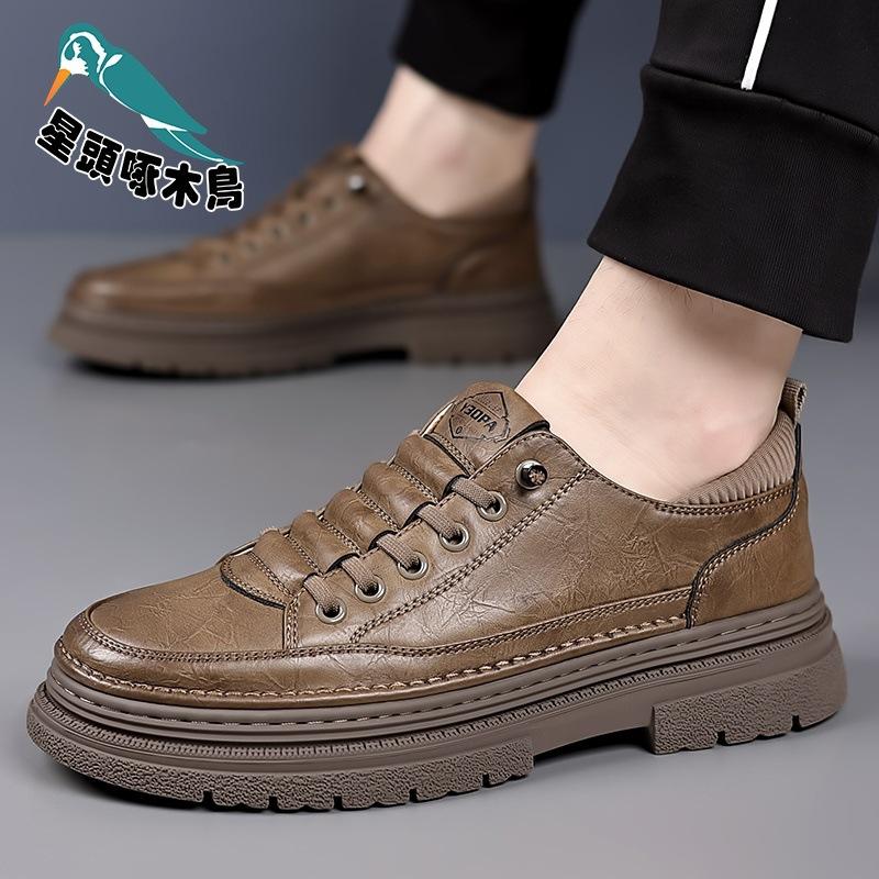 Men's Fashion Tooling Martin Shoes 2025 New Men's Shoes Autumn Low-top Casual Board Shoes Men