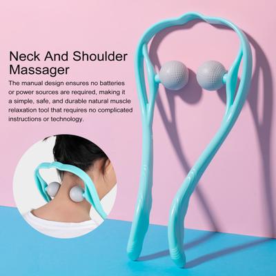 Массажер для шеи Портативный Ручной Плечевой для Дома Офиса Путешествий Регулируемое Давление Массажные Шарики для Расслабления Мышц