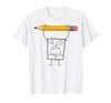 Spongebob Squarepants DoodleBob Pencil Yell Simple T-Shirt