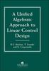 Книга A Unified Algebraic Approach To Control Design
