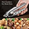 Chestnut Clip Nutcracker Opener Quick Clip Nuts Peeler Shelling Walnut Cracker Sheller Stainless Steel Accessories Kitchen Tool
