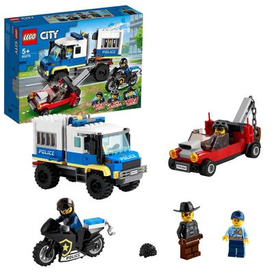 LEGO City Thief Convoy 60276 Toy Block Present Police Detective Vehicle Vehicle Мальчики Девочки Возраст 5+