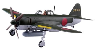 Пластиковая модель самолета серии AOSHIMA Shiden Type 11 Ko 1/72 № 7 N1K1-Ja