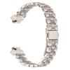 Metal Watch Band for Fitbit Inspire HR/Inspire 2/Inspire Pearl-Shape Stainless Steel Electroplating Wrist Strap