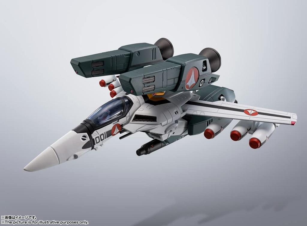 TAMASHII NATIONS HI-METAL R Super Dimension Fortress Macross VF-1S Super Valkyrie (Hikaru Ichijo Custom) Approximately 140mm Die-cast, ABS &