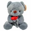 Teddy Bear Plush Toy For Valentine's Day Unique Teddy Bear With Rose 25 Cm