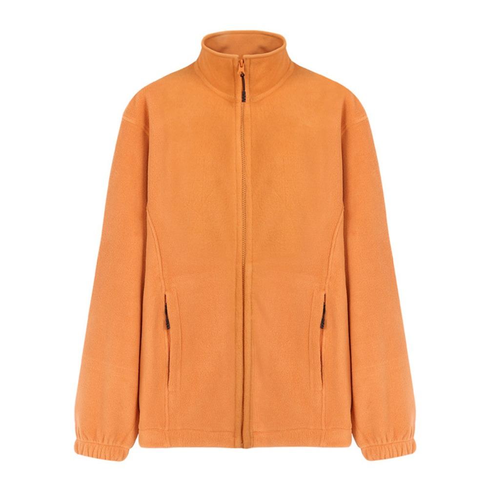 Zipper Up Fleece Outwear Coats for Men Winter Warm Casual Sweater Jackets Couple's Fashion Sportwear Coat