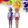 Косплей-комбинезон Fnaf Солнце и Луна из молочного шелка, костюм для ролевых игр для поклонников аниме