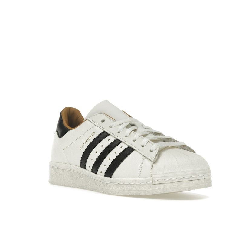 JJJJound X Adidas Superstar 82 Made In Germany Off White Unisex Sneakers Cream Core-Black IH8148