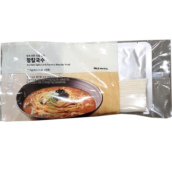 MUJI Лапша Чанкальгуксу с насыщенной ферментированной пастой 154 г