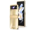 Чехол для Samsung Galaxy Z Flip 4 с защитой шарнира, матовым покрытием, из твердого пластика, противоударный, бронированный