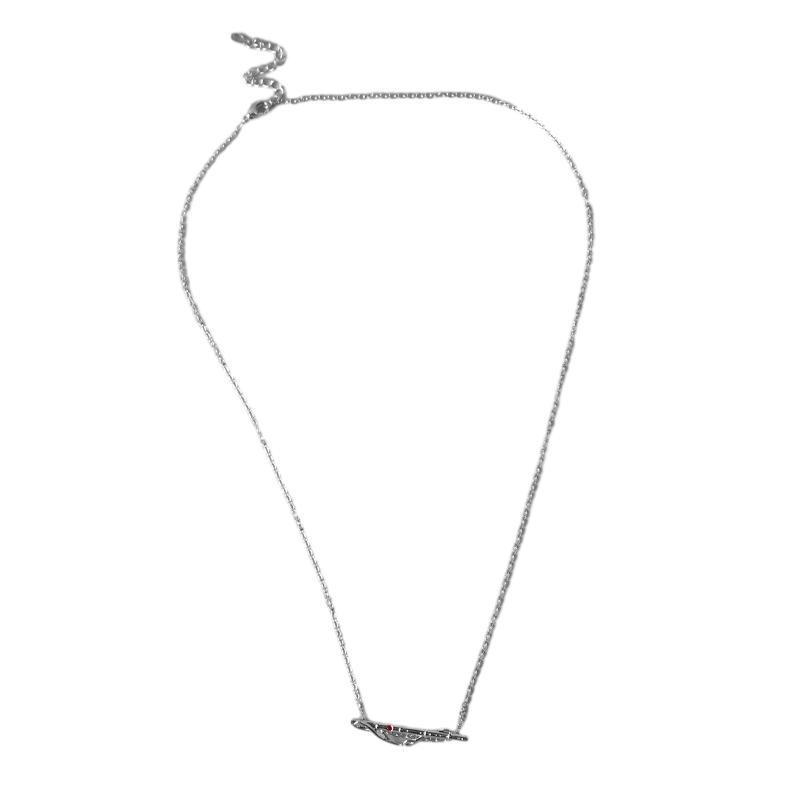 Классический минималистский аниме периферийное ожерелье кулон орнамент крест флейта колье кулон ожерелье для женщин ювелирные украшения