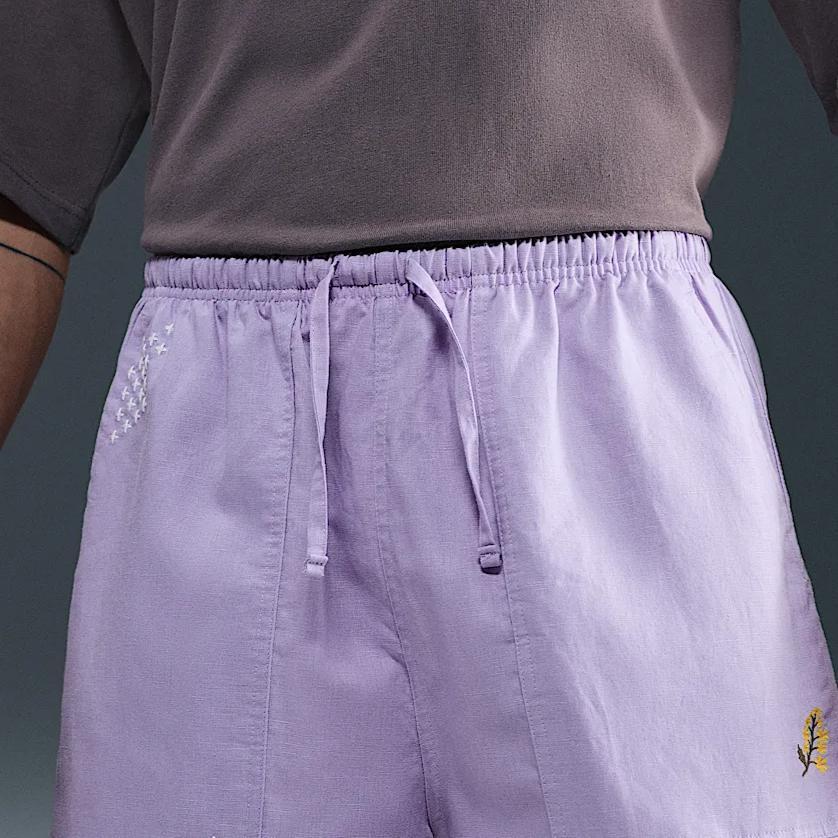 Nike Life Fashion Удобные Простые Универсальные Однотонные Повседневные Шорты Мужские шорты Фиолетовый HJ2979-515