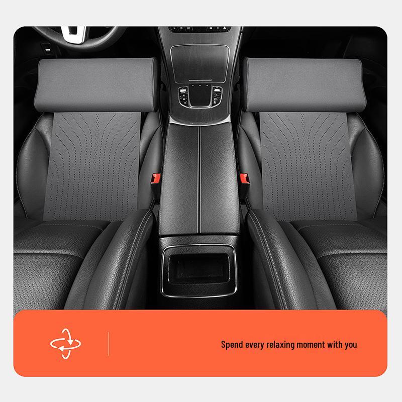 Подушка для ног из пены с эффектом памяти для автомобильного сиденья: Износостойкая замшевая подставка для ног для снятия давления