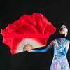 WEZHO Удлиненный танцевальный веер из искусственного шелка