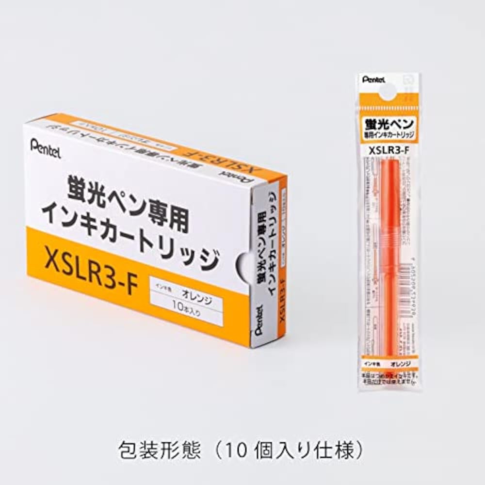 Картридж для текстовыделителя Pentel Handy Line S XSLR3-F Оранжевый 10