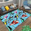 Basketball Sneaker Print Area Rug for Living Room Bedroom Kids Playroom Hallway Door Mat Non Slip Decorative Floor Carpet Gift