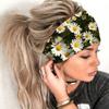 (Projector)Women's Printed Headband Sports Hair With A Wide Edge Yoga Headband Soft Hair Band Headdress Bundle Hair Band