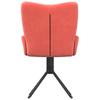 Dining Room Chairs 2 pcs Swivel Pink Velvet