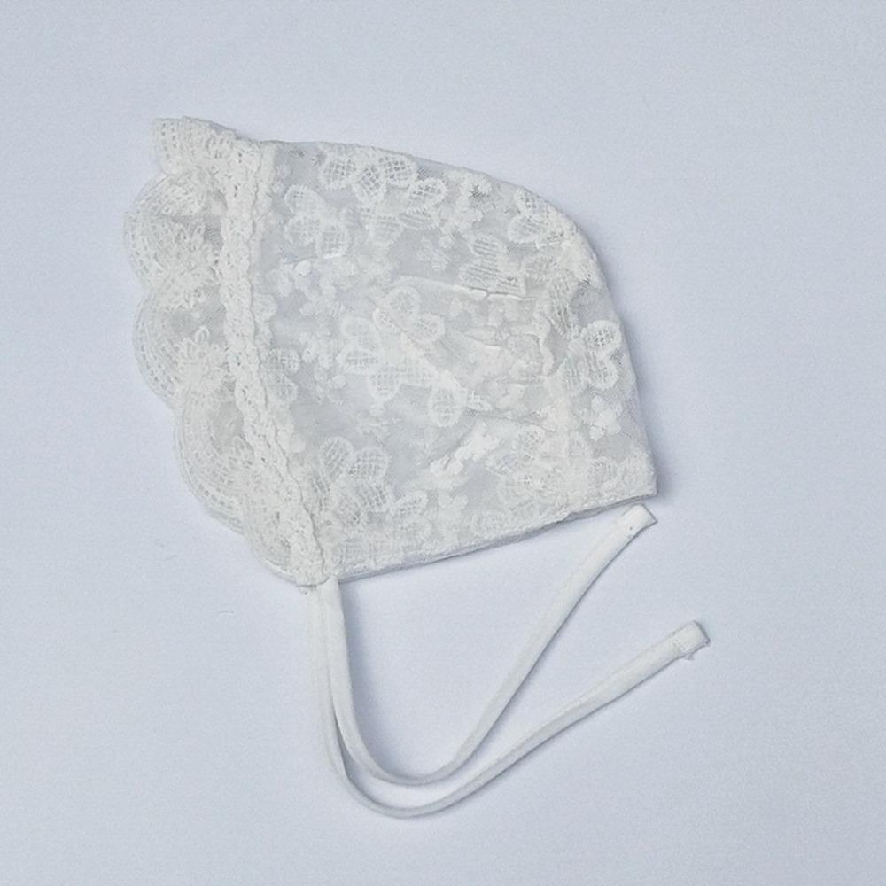 Princess Lace Ruffle Hat Flower Girl Sunhat Breathable Baby Lace Hat  Infant Girls