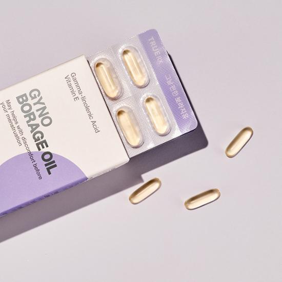 TrueRX Daily Удобное масло бурачника, 60 капсул (30-дневный запас), Корейская здоровая пища