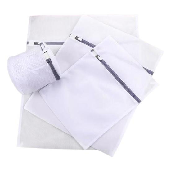 4 шт./компл. сетчатые мешки для белья, устойчивые к ржавчине, застежка-молния, сотовые мешки для белья, органайзер для стирки и сушки