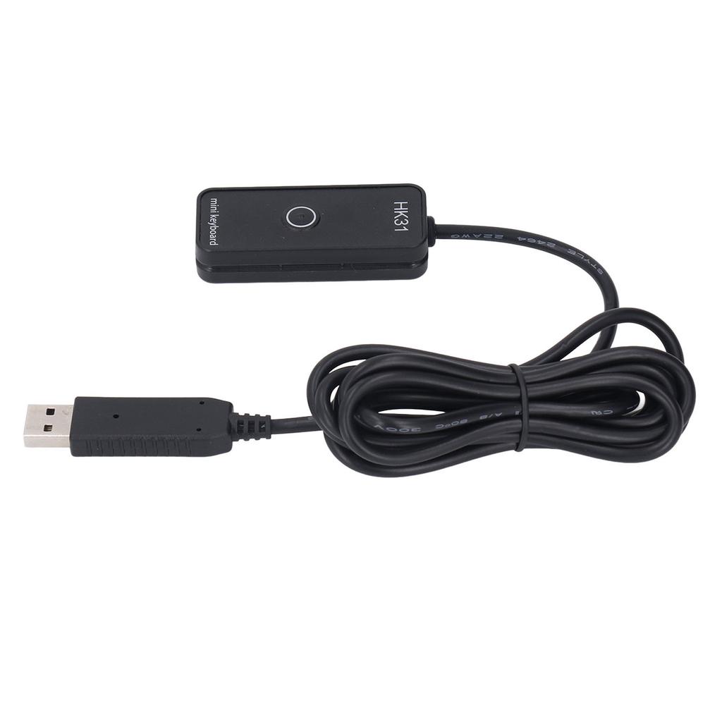 Пользовательская USB Мини-клавиатура Программируемая Макро-клавиатура Рельефный дизайн Брайля Магнитное крепление HK31 1 Позиция клавиши