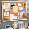 1PC DIY Decorative Board Tack Board Photo Display Board Home Office Wall Decor Excluding Accessories