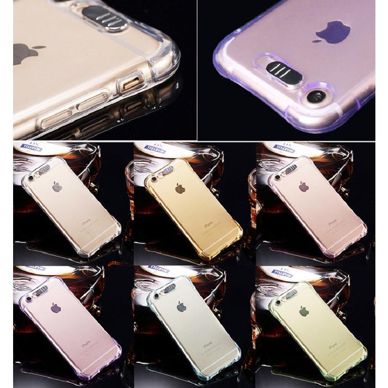 Slim Shockproof Fit Hybrid Flash Bumper Soft Case For Apple Iphone Phone Cover