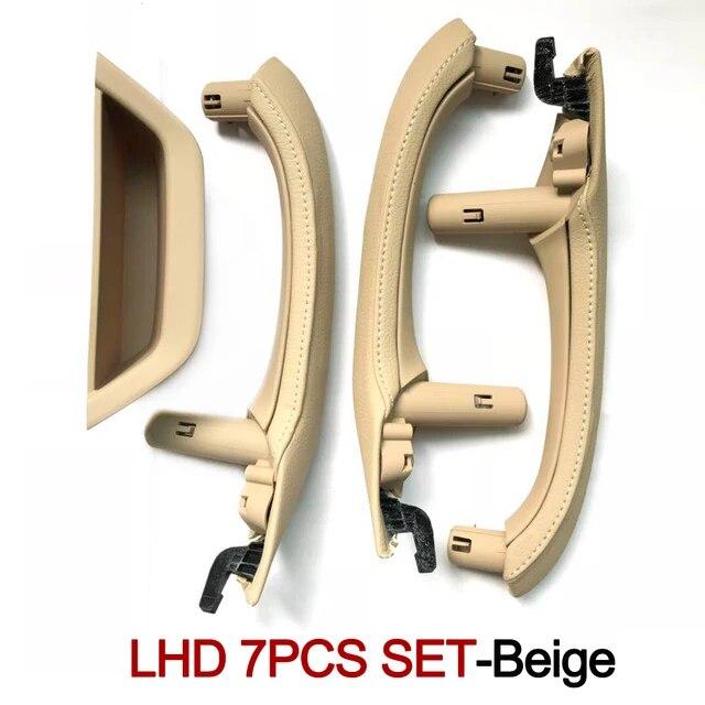 Левый правый водительский автомобильный салон, дверная ручка, кожаный чехол, комплект замены для BMW X3 X4 F25 F26 2010-2016