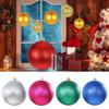 Пластиковый Рождественский Шар 15СМ Праздничные Украшения Большие Шары для Рождественской Елки Новый Год