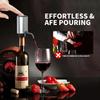 Автоматический винный декантер из нержавеющей стали с зарядкой через USB, электрический аэратор для вина, интеллектуальный диспенсер для вина, подарки для вечеринок