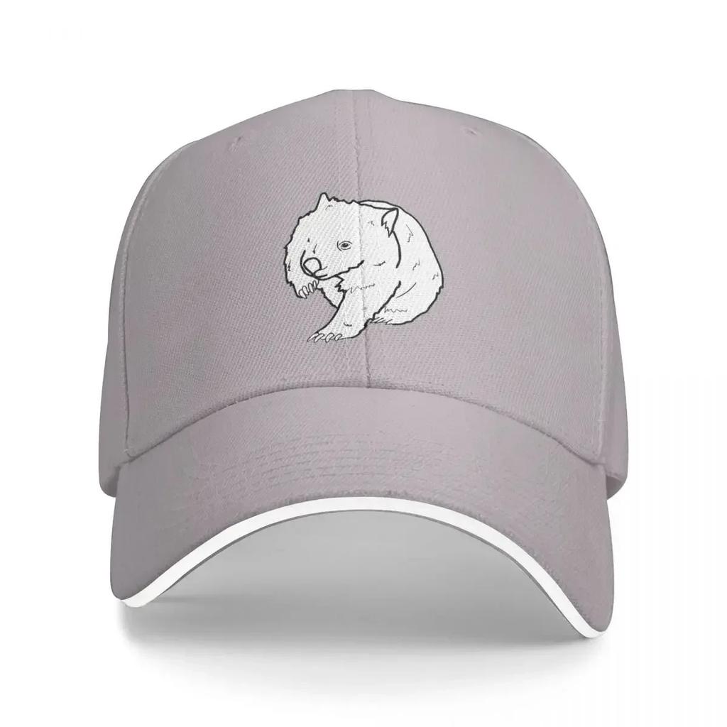 Australian Wombat Doodle Cap Casual Baseball Caps Adjustable Hat Hip Hop Summer Unisex Baseball Hats Customizable Polychrom