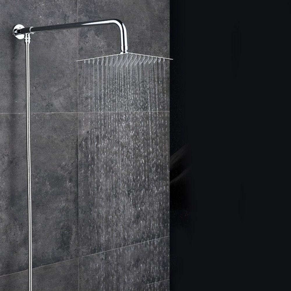 Квадратный тропический душ Сверхтонкая душевая лейка из нержавеющей стали Душевые лейки