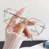 Retro Cat Eye Anti-Blue Light Women Eyeglasses Frame  Designer Oversized Optical Glasses Frames Clear Glasses