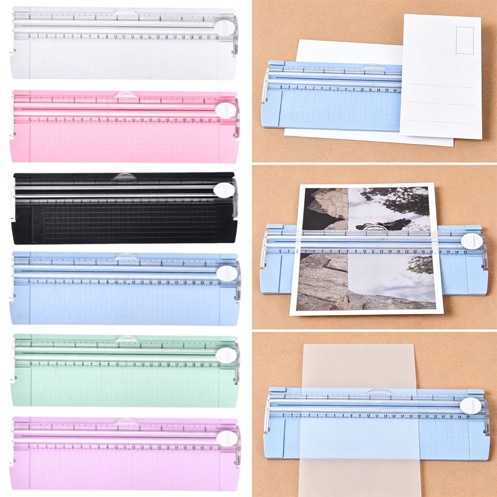 1Pcs Plastic Paper Trimmer A4 Paper Cutting Machine Durable Paper Slide Cutter Home Crafts Tool