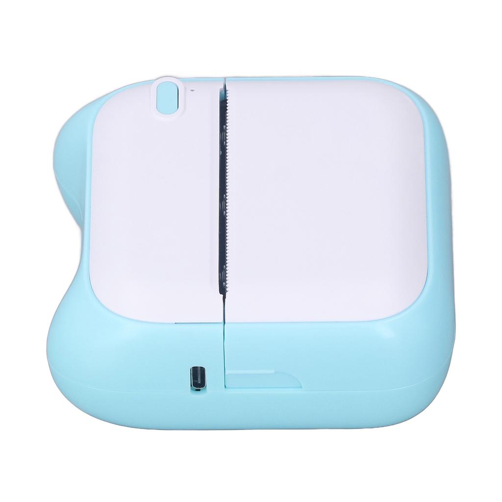 Карманный термопринтер с 5 рулонами бумаги, беспроводной HD-принтер, мини-принтер, изготовитель наклеек для обучения