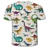 Child Boys Girls Dinosaur T-shirts Summer Short Sleeve Boy Clothes Causal T Shirt Tops Tee Children's Clothing Shirt