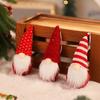 Christmas Gnome Ornaments Plush Faceless Doll Xmas Tree Hanging Decoration for Holiday Home Tree Decor