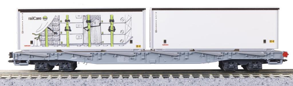 KATO N-образная колея Ретийская железная дорога длинный вагон контейнерный набор для загрузки железнодорожная модель грузового вагона Rw 4-Car 10-1892