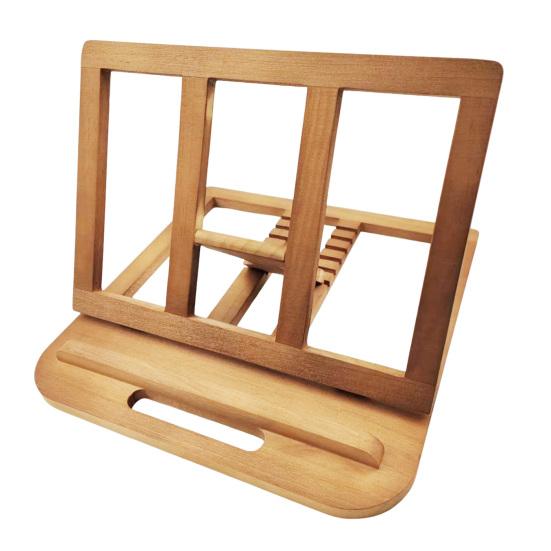 Регулируемая подставка для ноутбука Деревянная складная подставка для компьютера со слотами для вентиляции Нагрузодержатель для компьютера Настольная